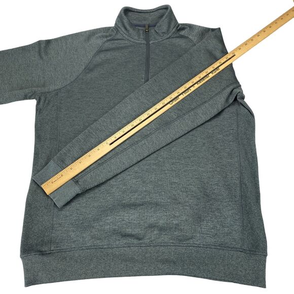 Under armour Storm1 Sweatshirt Mens Large Gray Coldgear Logo Quarter Zip - Picture 4 of 16